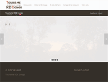 Tablet Screenshot of congo-tourisme.org